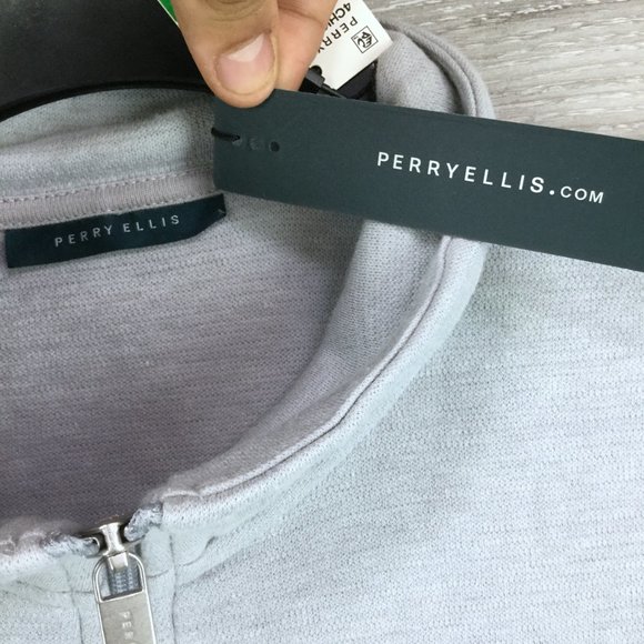 Perry Ellis Textured Jacquard Jacket - Picture 5 of 7